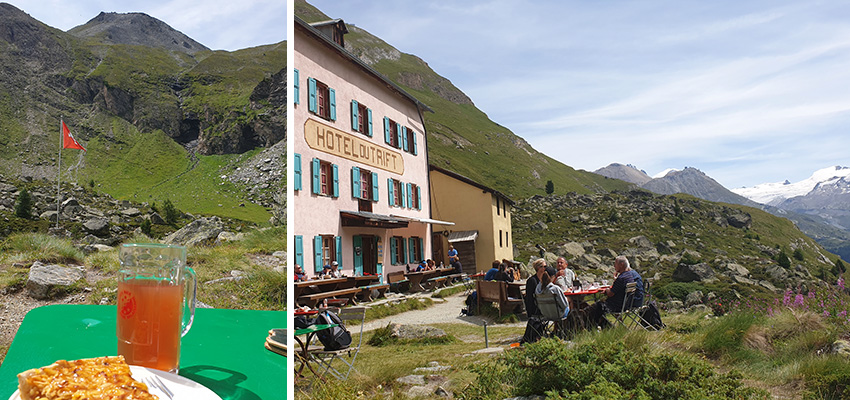 Reward after challenging hike in Switzerland -Walkers' Britain traveller review